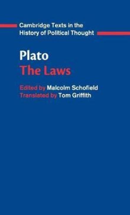 Cover for Plato · Plato: Laws - Cambridge Texts in the History of Political Thought (Hardcover Book) (2016)