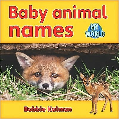 Baby animal names: Animals in My World - My World - Bobbie Kalman - Books - Crabtree Publishing Co,Canada - 9780778794653 - April 1, 2010