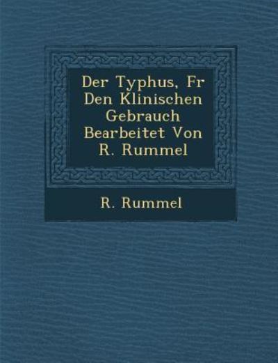 Cover for R Rummel · Der Typhus, Fur den Klinischen Gebrauch Bearbeitet Von R. Rummel (Paperback Book) (2012)