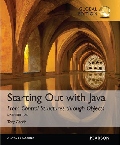 Cover for Tony Gaddis · Starting Out with Java: From Control Structures through Objects, Global Edition (Paperback Book) (2015)