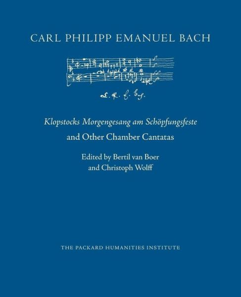 Klopstocks Morgengesang Am Schopfungsfeste and Other Chamber Cantatas - Carl Philipp Emanuel Bach - Books - Createspace - 9781500633653 - July 24, 2014