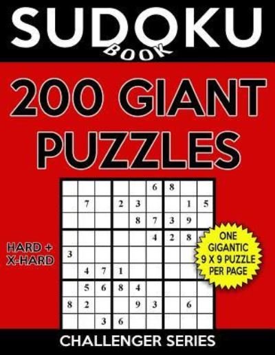 Cover for Sudoku Book · Sudoku Book 200 GIANT Puzzles, 100 Hard and 100 Extra Hard (Paperback Bog) (2017)