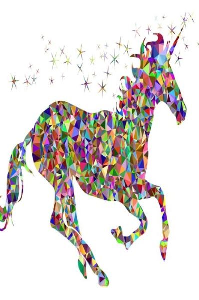 Cover for Rwg · Colorful Gemstone Unicorn Journal: 100 P (Pocketbok) (2020)