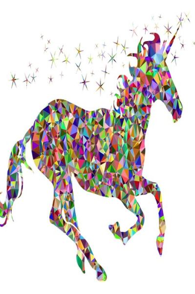 Cover for Rwg · Colorful Gemstone Unicorn Journal: 100 P (Paperback Book) (2020)