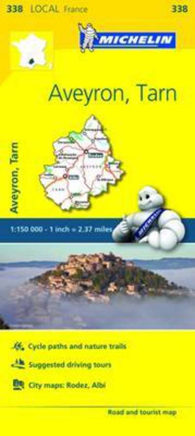 Aveyron, Tarn - Michelin Local Map 338: Map - Michelin - Bøger - Michelin Editions des Voyages - 9782067210653 - 1. april 2016