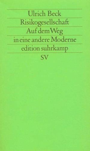 Cover for Ulrich Beck · Edit.Suhrk.1365 Beck.Risikogesellschaft (Buch)