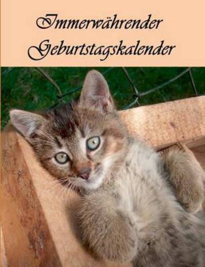 Immerwährender Geburtstagskalen - Schwarz - Libros -  - 9783741298653 - 31 de octubre de 2016