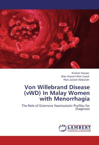 Cover for Wan Zaidah Abdullah · Von Willebrand Disease (Vwd) in Malay Women with Menorrhagia: the Role of Extensive Haemostatic Profiles for Diagnosis (Paperback Book) (2011)