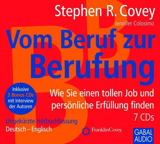 Cover for Covey · Vom Beruf zur Berufung,7CD-A. (N/A)