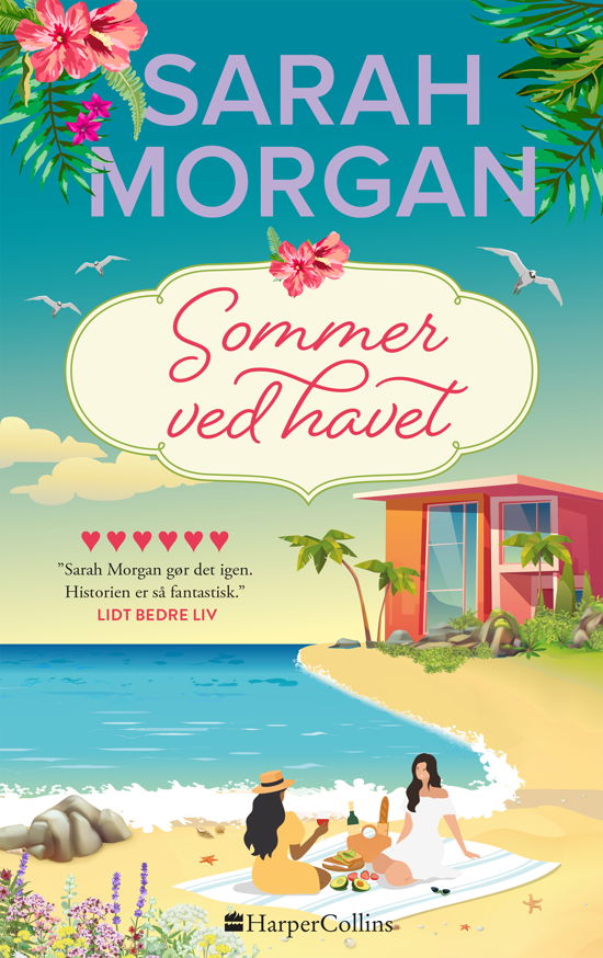 Cover for Sarah Morgan · Sommer ved havet (Hardcover Book) [1. Painos] (2023)