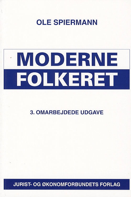 Cover for Spiermann O · Moderne Folkeret (Sewn Spine Book) [3º edição] (2006)