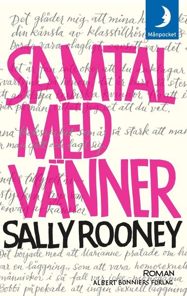 Cover for Sally Rooney · Samtal med vänner (Pocketbok) (2018)