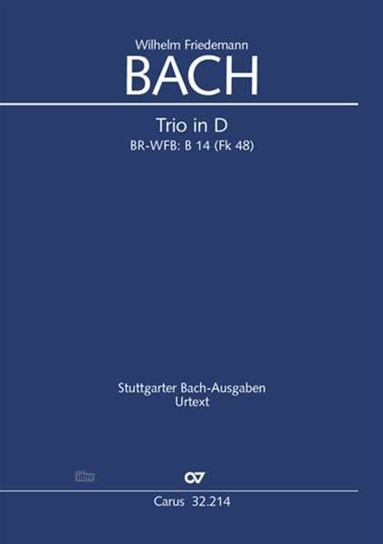 Cover for Bach · Trio D-Dur (Book)