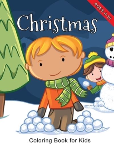 Cover for Olden-Press · Christmas Coloring Book for Kids Ages 4-10: Enjoy Coloring and Drawing in This Seasonal Kawaii Christmas Coloring Book. (Paperback Book) (2021)