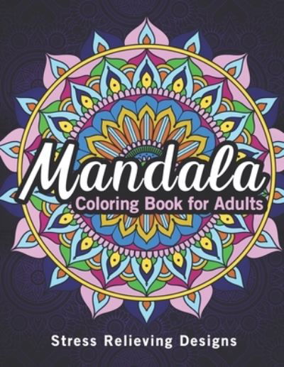 Cover for Afifa Publisher · Mandala coloring books for adults (Pocketbok) (2020)