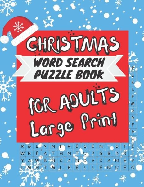 Cover for Norisma Pub · Christmas Word Search Puzzle Book For Adults Large Print (Paperback Book) (2020)