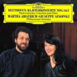 Cover for Martha Argerich · Beethoven: Piano Concertos Nos. 1 &amp; 2 (LP) (2019)