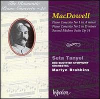 Cover for Seta Tanyel Martyn Brabbins · Macdowell Piano Concertos (CD) (2001)