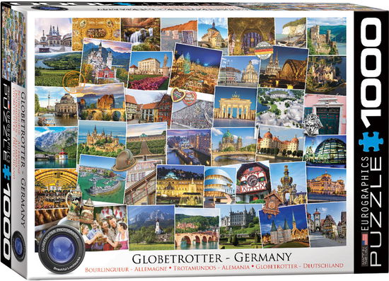 Puslespil Globetrotter Germany · Puslespil Globetrotter Germany - 1000 brikker, 48*68cm (Jigsaw Puzzle) (2024)