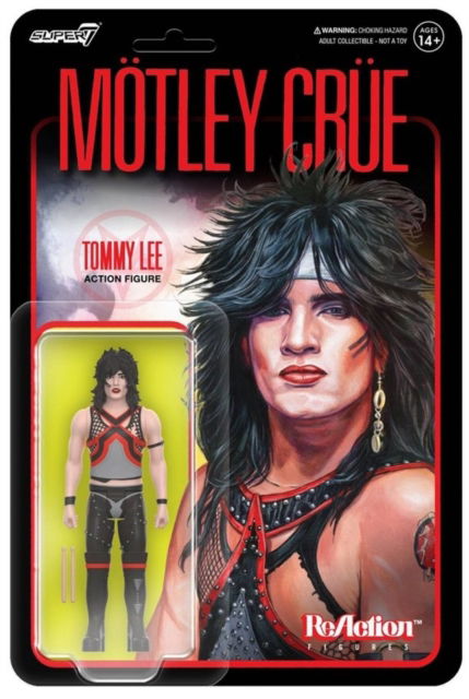 Motley Crue Reaction Figures Wave 01 - Tommy Lee (Shout At The Devil) - Mötley Crüe - Fanituote - SUPER 7 - 0840049833654 - maanantai 5. helmikuuta 2024