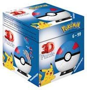 Cover for Ravensburger: 3D Puzzleball 54 Pz · Pokémon 3D Puzzle Pokéballs: Superball (55 Teile) (Toys) (2023)