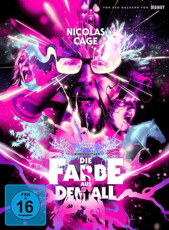 Cover for Die Farbe Aus Dem All - Color Out Of Space (mediabook B, Uhd + 2 Blu-rays) (Blu-ray) (2020)