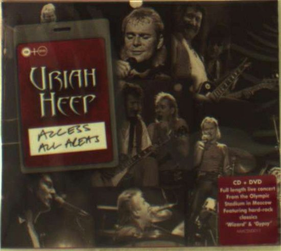 Cover for Uriah Heep · Access All Areas - Moscow Live (DVD/CD) (2015)