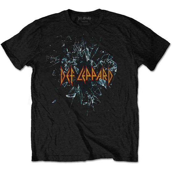 Cover for Def Leppard · Def Leppard Unisex T-Shirt: Shatter (T-shirt) [size M] [Black - Unisex edition]