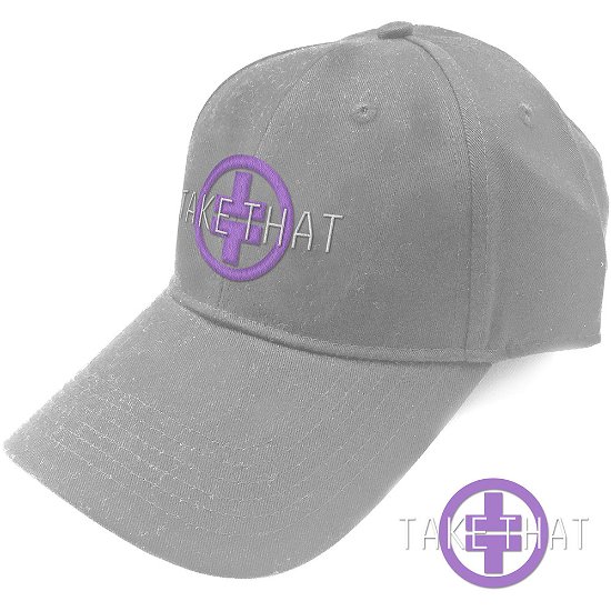 Cover for Take That · Take That Unisex Baseball Cap: Logo (CLOTHES) [Grey - Unisex edition]