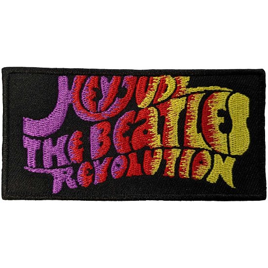 The Beatles Standard Woven Patch: Hey Jude / Revolution - The Beatles - Merchandise -  - 5056561098654 - 