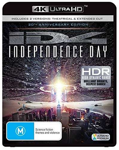 Cover for Independence Day (4K UHD Blu-ray) (2016)