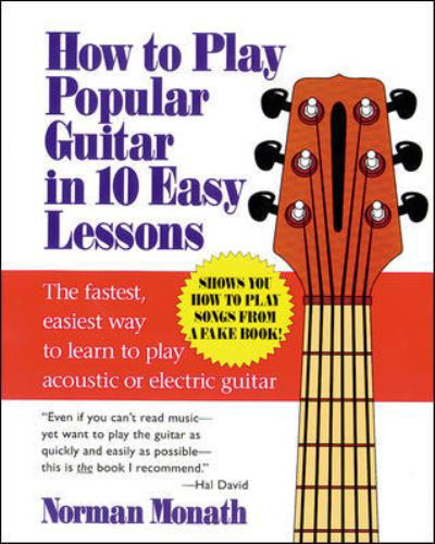 Cover for Norman Monath · How to Play Popular Guitar in 10 Easy Lessons (Paperback Book) [Ed edition] (1994)