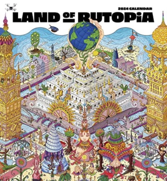 Land of Rutopia 2024 Wall Calendar - Pomegranate - Książki - Pomegranate - 9781087506654 - 15 lipca 2023