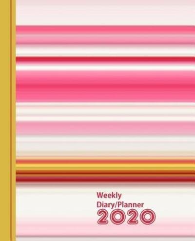 Cover for Shayley Stationery Books · Pastel Pinks &amp; Gold Mix Stripe Design (Paperback Bog) (2019)