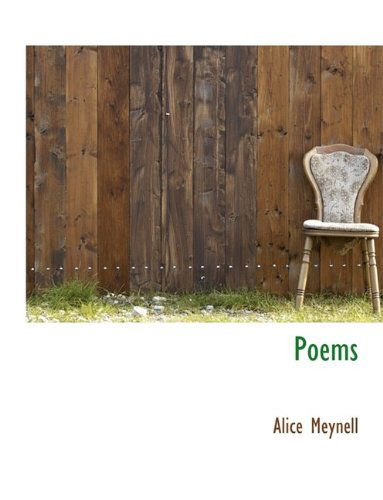 Cover for Alice Meynell · Poems (Paperback Book) (2009)