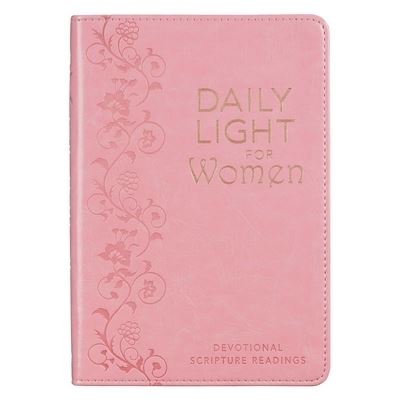 Cover for Daily Light for Women Pink Faux Leather Devotional (Book) (2020)