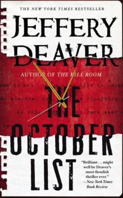 Cover for Jeffery Deaver · The October List (Paperback Book) (2015)