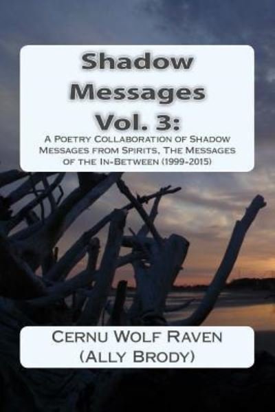 Cover for Cernu Wolf Raven (Ally Brody) · Shadow Messages Vol. 3: : a Poetry Collaboration of Shadow Messages from Spirits, the Messages of the In-between (1999-2015) (Paperback Book) (2015)