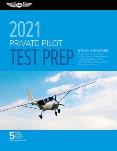 Cover for Asa Test Prep Board · Private Pilot Test Prep 2021 (Paperback Book) (2020)