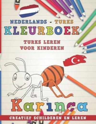 Cover for Nerdmedianl · Kleurboek Nederlands - Turks I Turks Leren Voor Kinderen I Creatief Schilderen en Leren (Bok) (2018)