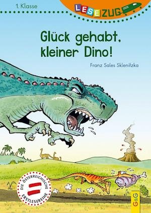 Cover for Franz Sales Sklenitzka · LESEZUG/1. Klasse: Glück gehabt, kleiner Dino! (Hardcover Book) (2017)