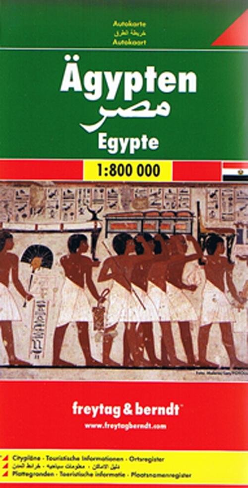 Cover for Freytag &amp; Berndt · Freytag &amp; Berndt Road Map: Egypt (Inbunden Bok) (2009)