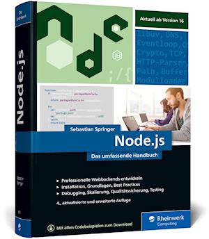 Node.js - Sebastian Springer - Bøger - Rheinwerk Verlag GmbH - 9783836287654 - 26. november 2021