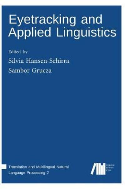 Cover for Eyetracking and Applied Linguistics (Book) (2017)