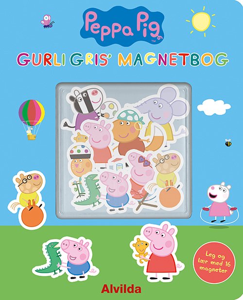 Cover for Gurli Gris: Peppa Pig - Gurli Gris' magnetbog (Kartonbuch) [1. Ausgabe] (2019)