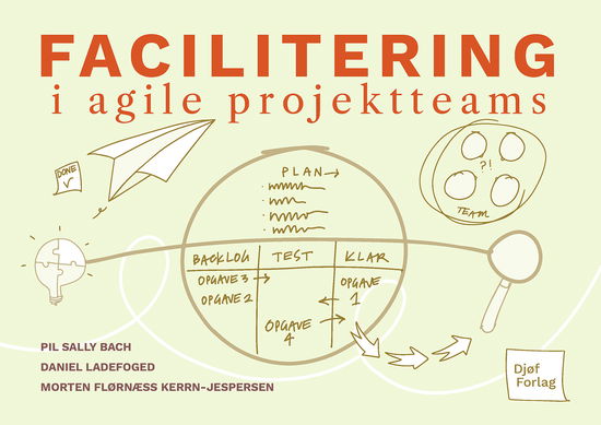 Cover for Morten Flørnæss Kern-Jespersen · Facilitering i agile teams (Sewn Spine Book) [1. wydanie] (2024)