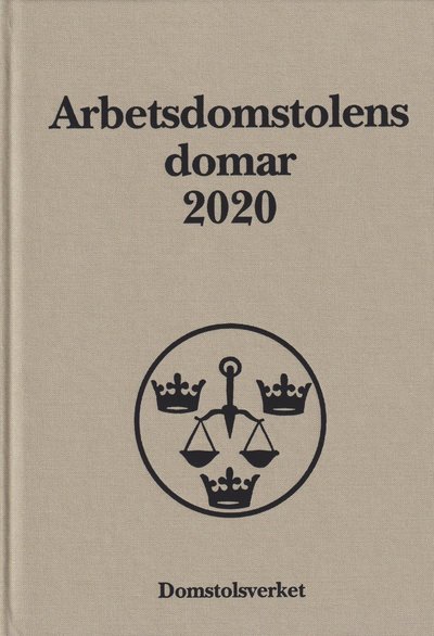 Cover for Arbetsdomstolens domar årsbok 2020 (AD) (Bound Book) (2021)