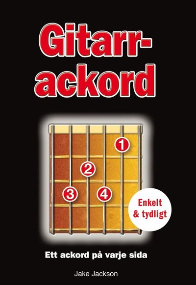 Cover for Jake Jackson · Gitarrackord : ett ackord på varje sida - enkel &amp; tydlig (Book) (2024)