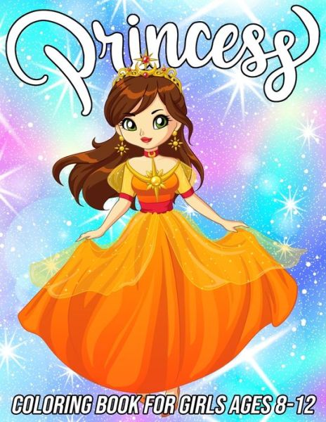 Cover for Mezzo Zentangle Designs · Princess Coloring Book for Girls Ages 8-12 (Taschenbuch) (2020)