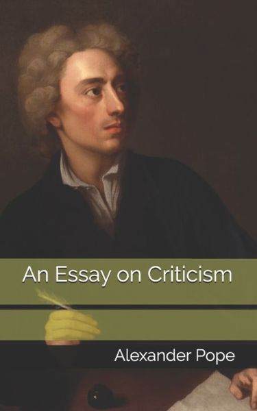 Cover for Alexander Pope · An Essay on Criticism (Paperback Book) (2021)